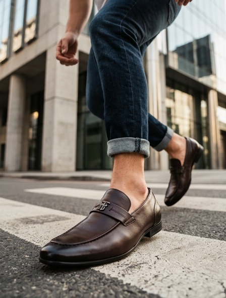 Loafers (Лофери) М коричн шкіра D778N-103B-A02 COFFEE Cosottinni