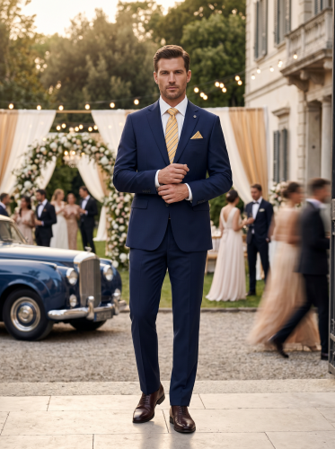 Чоловічий одяг Класичні костюми CLASSIC М т.синій 80% WOOL, 20% VISCOSE 658 ROMASTER