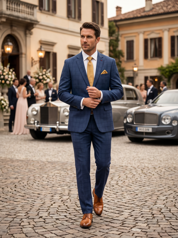 Чоловічий одяг Класичні костюми CLASSIC М синій 80% WOOL, 20% VISCOSE 405 BLUE ROMASTER