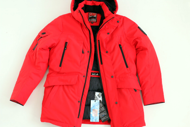 Чоловічий одяг Пуховики М червоний 100% нейлон FP1828CKM-05 Red FROMPOLES