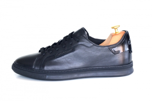 SPORTS SHOES ( КРОСІВКИ)  М чорний шкіра 2277AN-0207 Black Cosottinni