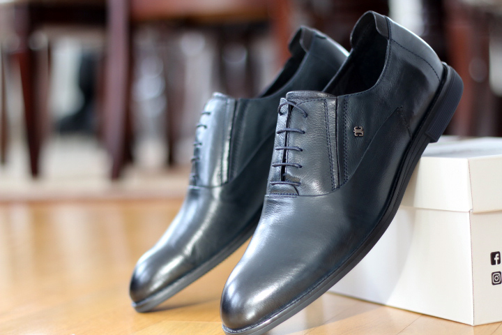 Oxfords (Оксфорди) М синій шкіра 1623AN-0807 BLUE Cosottinni 39(р)