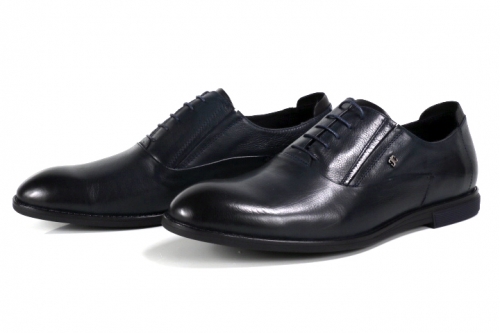 Oxfords (Оксфорди) М синій шкіра 1623AN-0807 BLUE Cosottinni 39(р)