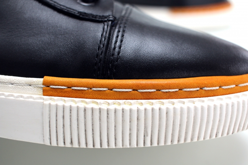 Sneakers (Кросівки) М чорний шкіра C7702 BLACK LUCIANO BELLINI