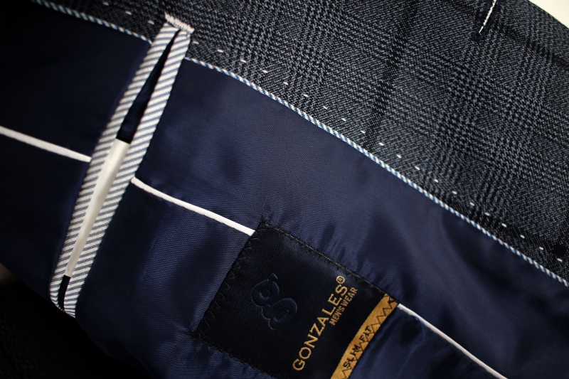 Чоловічий одяг Класичні костюми SLIM FIT трійка М сірий 76% WOOL, 20% POLYAMID, 4% LUCRA 8434 GONZALES Чоловічий одяг р46 рост6(р)