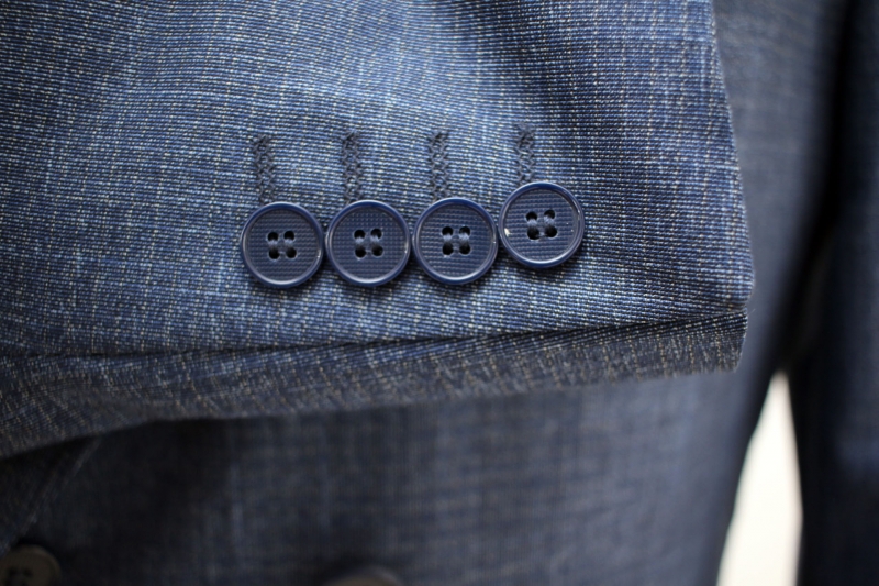 Чоловічий одяг Класичні костюми SLIM FIT М синій 80% WOOL, 20% VISCOSE K 010 BLUE AMONCE