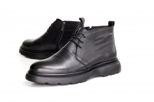 Winter boots (Черевики)  М  чорний шкіра 515-F Stingray