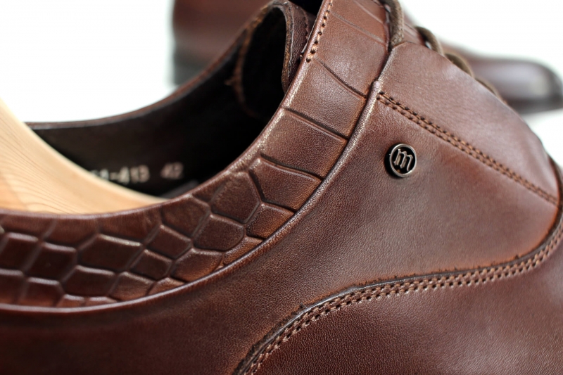 ОКСФОРДЫ коричн шкіра D969N-351-413 BROWN Cosottinni
