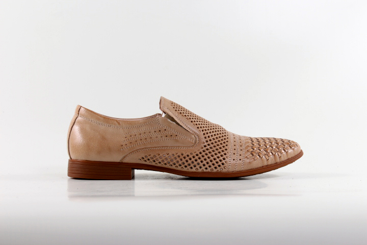 Slippers (Сліпери) М Світло коричневий шкіра YE2107-106 RONNY