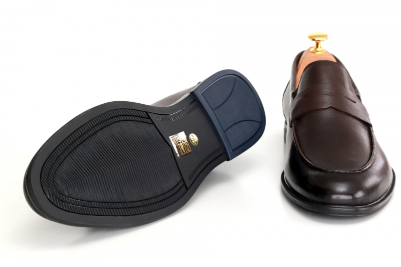 Loafers (Лофери) М коричневий шкіра 2055AB-0705 Brown