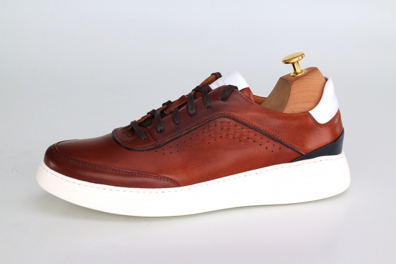 Sneakers (Кросівки) М коричн шкіра D-2915S Brown Conhpol