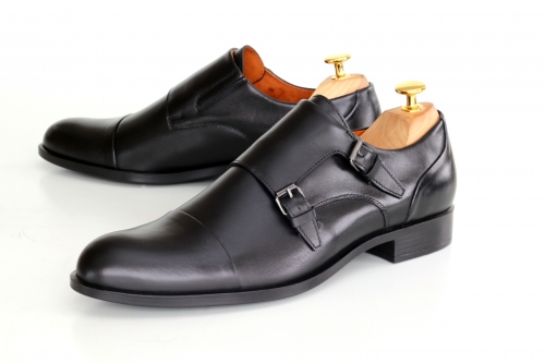 MONK STRAPS ( МОНКИ ) М чорний шкіра CF0C-6342-00S02 Black Conhpol