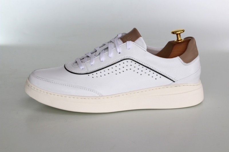 Sneakers (Кросівки) М білий шкіра D-2915S White Conhpol