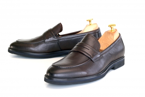 Loafers (Лофери) М коричн шкіра S040Y-4-Q648-GB2243 Coffee Cosottinni